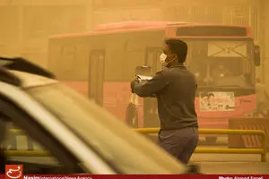 کاهش گرد و غبار از اواسط امروز در خوزستان و بوشهر