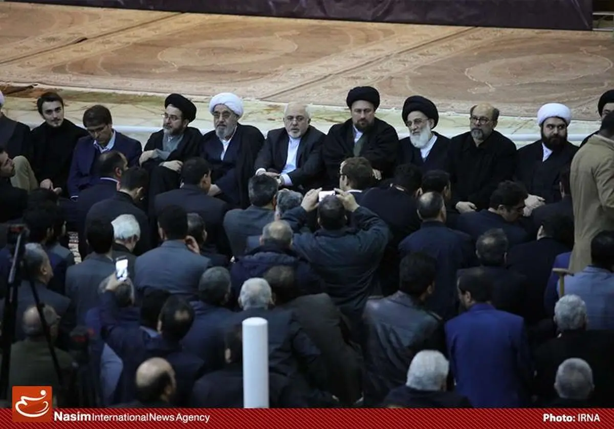 مراسم چهلمین روز درگذشت آیت‌الله هاشمی رفسنجانی در حرم مطهر