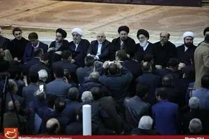 مراسم چهلمین روز درگذشت آیت‌الله هاشمی رفسنجانی در حرم مطهر