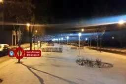 عکس خبری :: برف، سنندج را سفیدپوش کرد