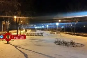 عکس خبری :: برف، سنندج را سفیدپوش کرد