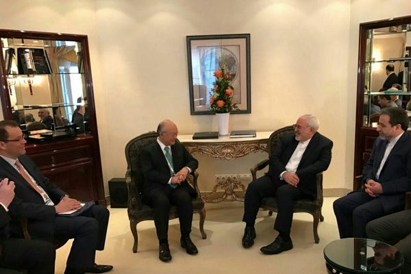 دیدار ظریف با وزرای خارجه اسپانیا و اوکراین، نخست وزیر عراق، رئیس جمهور اسلوونی،‌ وزیر دفاع پاکستان و آمانو
