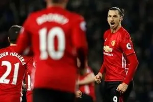 صعود شیاطین سرخ به یک‌ چهارم‌ نهایی با گل زلاتان