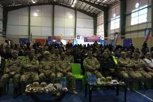 بیمارستان صحرایی نیروی زمینی سپاه در تایباد افتتاح شد + عکس