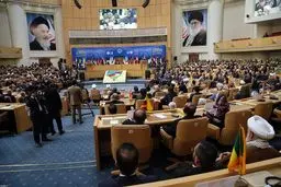 نوبت عصر ششمین کنفرانس حمایت از انتفاضه فلسطین آغاز شد