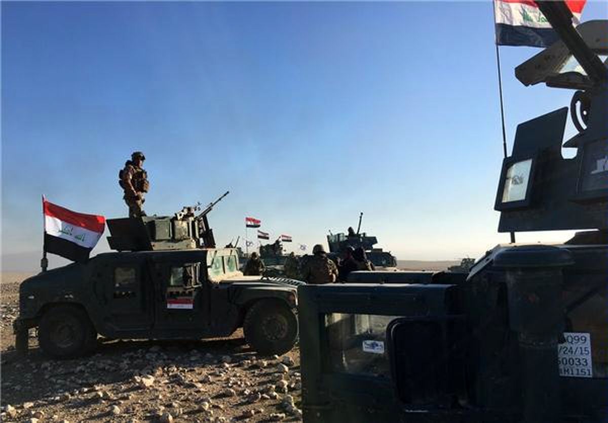 آزادسازی کامل پایگاه "الغزلانی"/ ادامه پاکسازی فرودگاه تازه آزاد شده موصل