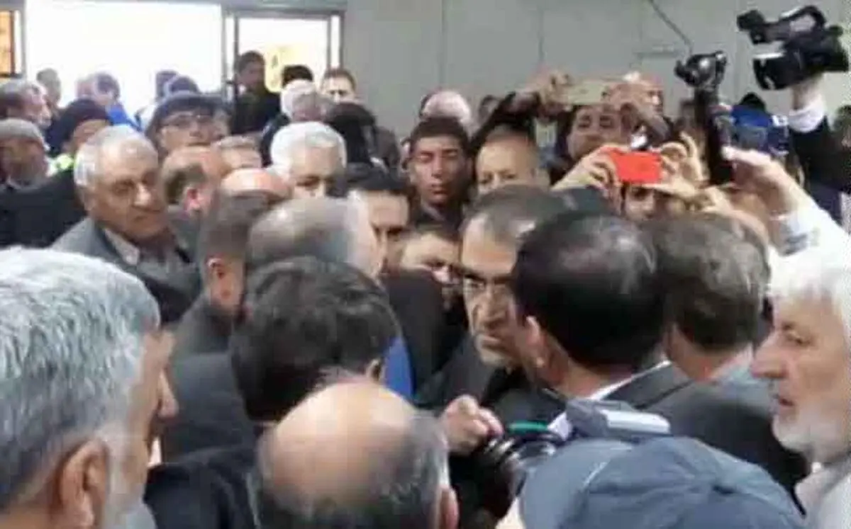 توهین وزیر بهداشت به فرماندار شهرستان بدره ایلام