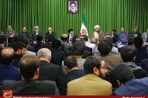 دیدار جمعی از شاعران مذهبی‌سرا با رهبر انقلاب