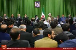 دیدار جمعی از شاعران مذهبی‌سرا با رهبر انقلاب