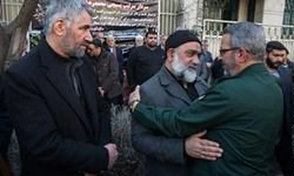مراسم ختم والده سردار نقدی برگزار شد