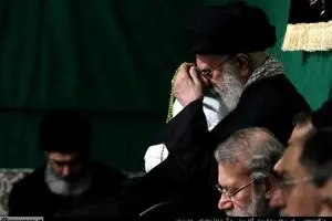 اولین شب مراسم عزاداری حضرت فاطمه (س) با حضور رهبر انقلاب برگزار شد + تصاویر