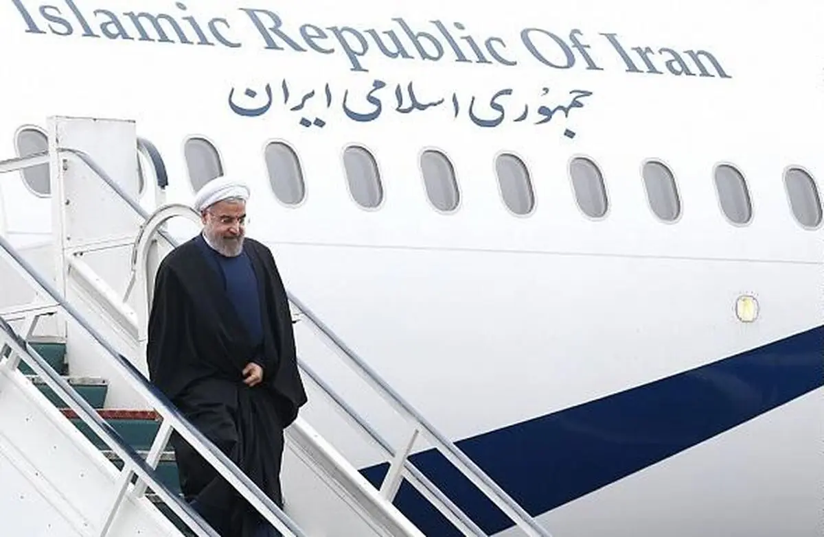روحانی وارد استان سیستان و بلوچستان شد