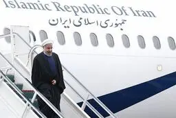 روحانی وارد استان سیستان و بلوچستان شد
