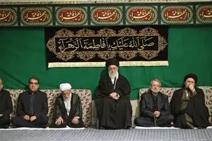 دومین شب مراسم عزاداری حضرت زهرا (س) با حضور رهبر انقلاب برگزار شد + تصاویر