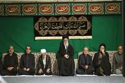 دومین شب مراسم عزاداری حضرت زهرا (س) با حضور رهبر انقلاب برگزار شد + تصاویر