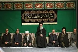 دومین شب مراسم عزاداری حضرت زهرا (س) با حضور رهبر انقلاب برگزار شد + تصاویر