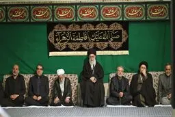 دومین شب مراسم عزاداری حضرت زهرا (س) با حضور رهبر انقلاب برگزار شد + تصاویر