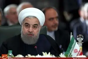 سخنرانی حسن روحانی در اجلاس اکو