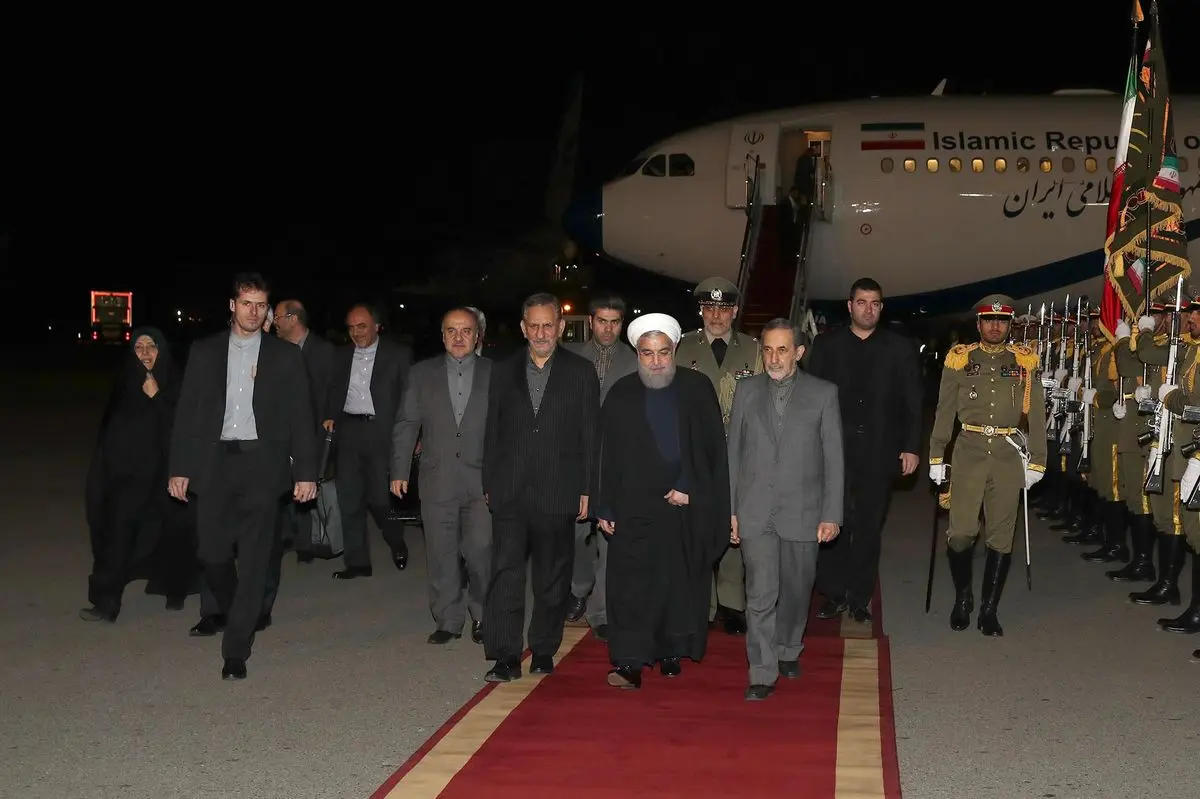 روحانی به تهران بازگشت