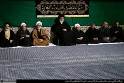 آخرین شب مراسم عزاداری حضرت فاطمه زهرا(س) با حضور رهبر انقلاب برگزار شد + صوت و تصاویر