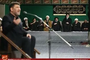 آخرین شب عزاداری فاطمیه ۱۴۳۸ در حسینیه امام خمینی