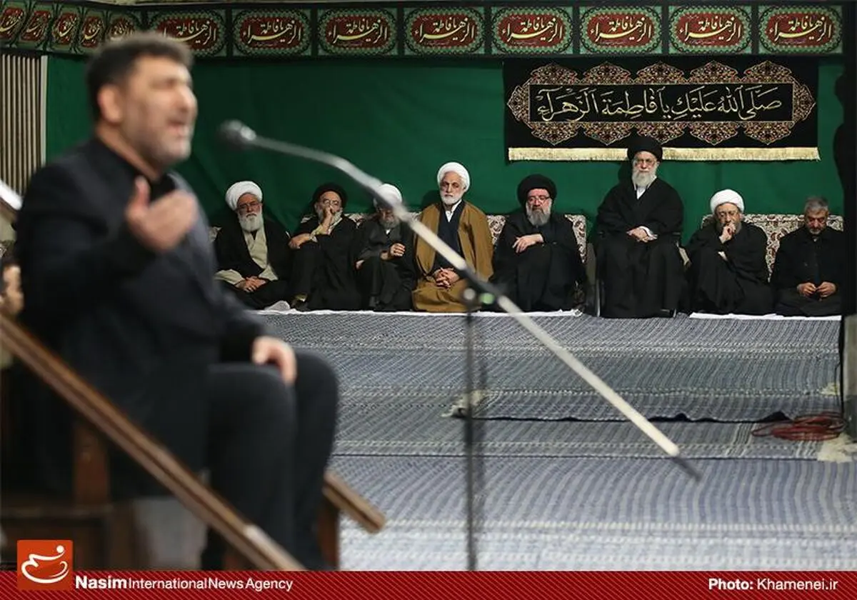 آخرین شب عزاداری فاطمیه ۱۴۳۸ در حسینیه امام خمینی