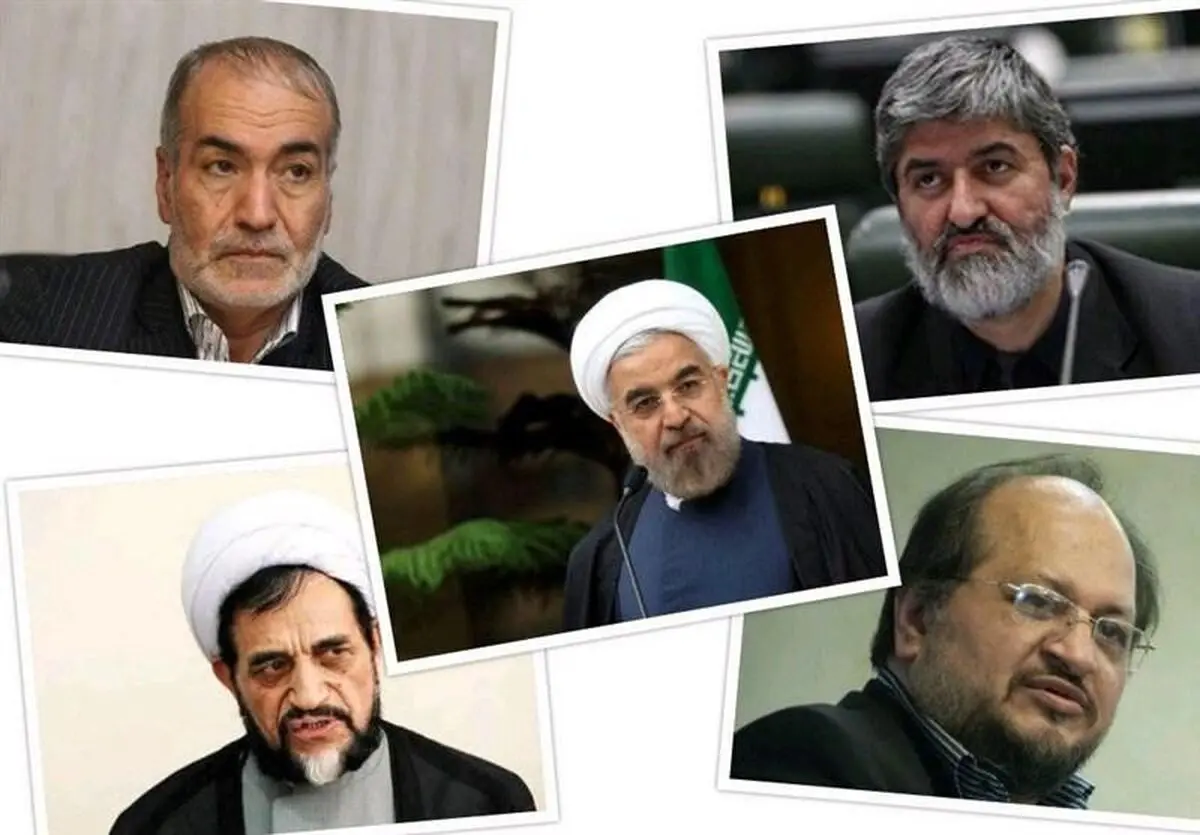 حشمتیان، مطهری، روحانی، شریعتمداری و اشرفی‌اصفهانی کاندیداهای جبهه مستقلین و اعتدال‌گرایان برای انتخابات ۹۶