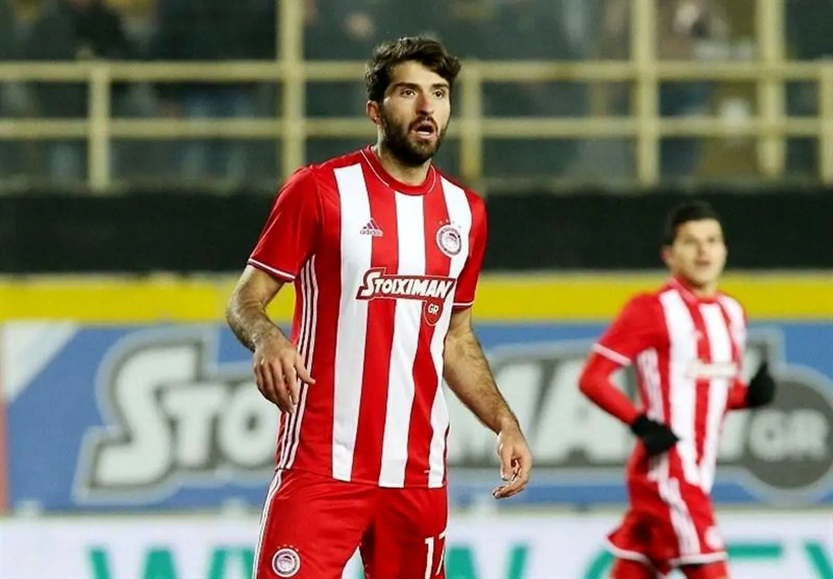 المپیاکوس با انصاری‌فرد مقابل حریف شکست خورد