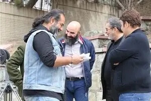 بازدید مدیر شبکه سه سیما از پشت صحنه سریال 