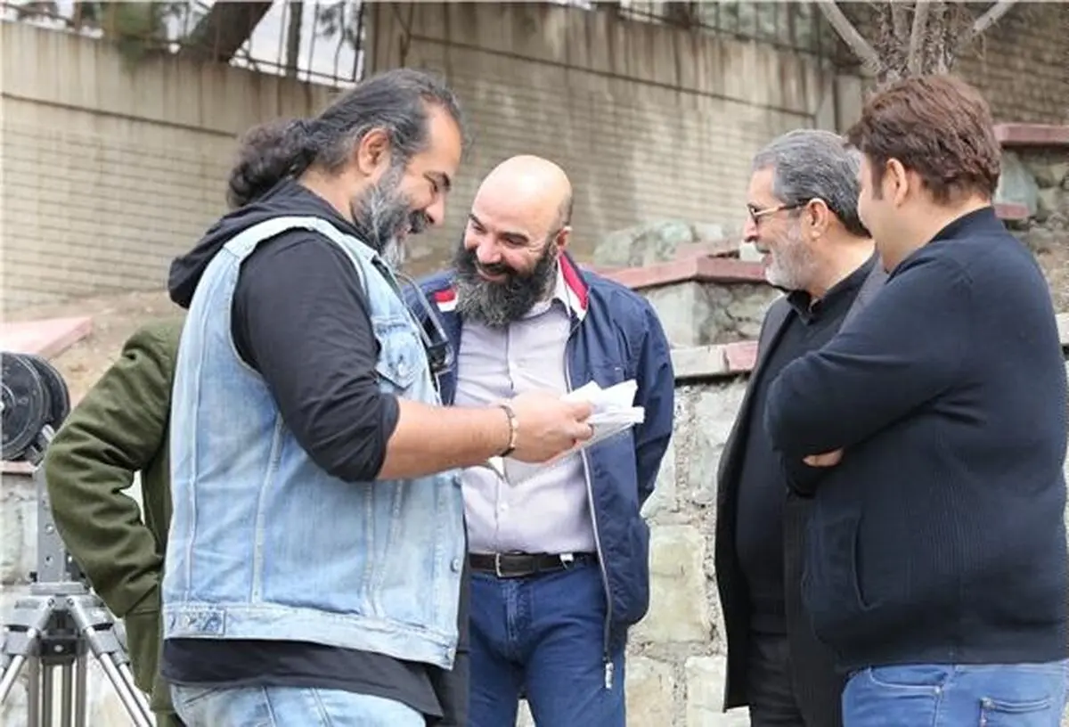 بازدید مدیر شبکه سه سیما از پشت صحنه سریال "پنچری"