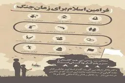 دستورات اسلام در زمان جنگ