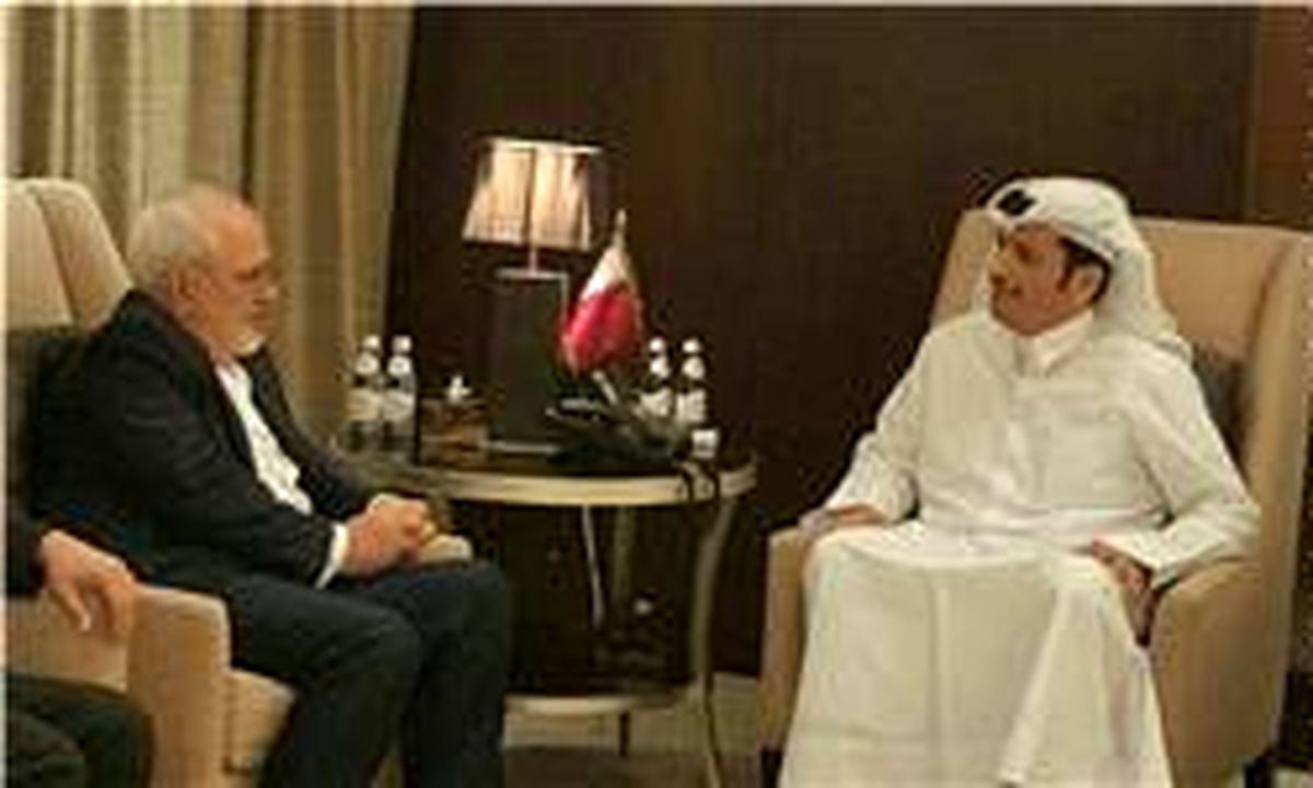 تاکید ظریف بر توسعه همکاری های ایران و قطر در حوزه های اقتصادی، سرمایه گذاری و بانکی