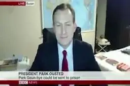 اتفاق غیرمنتظره حین مصاحبه زنده در شبکه بی‌بی‌سی