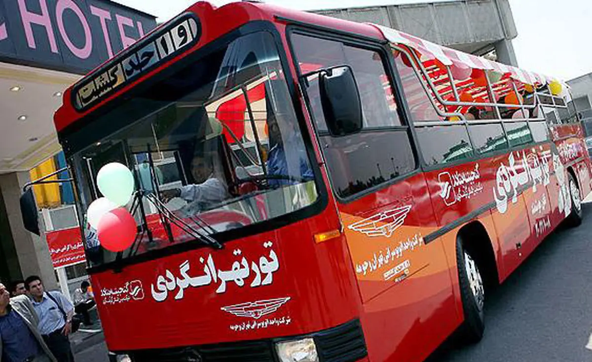 مسیر تورهای نیم و یک روزه شرکت‌کنندگان در تورهای تهران‌گردی نوروز ۹۶