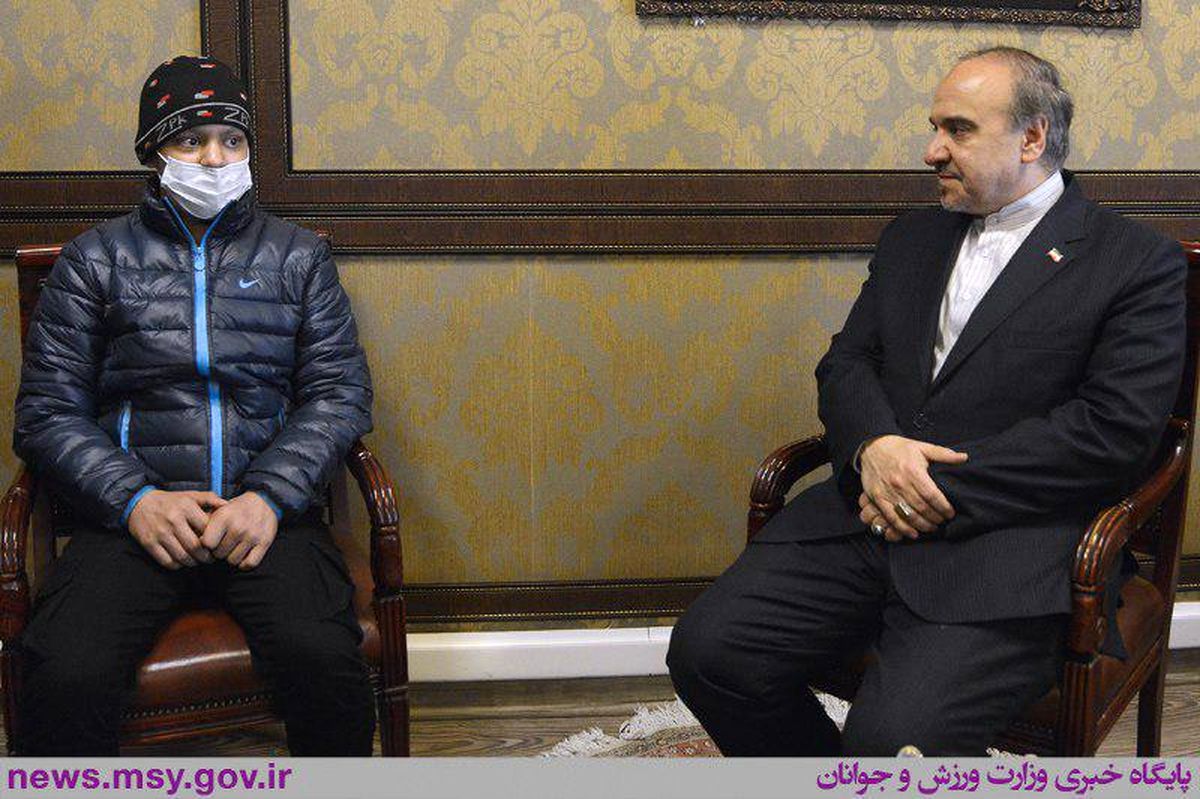 وزیر ورزش و جوانان با ابوالفضل آرمیده ملاقات کرد