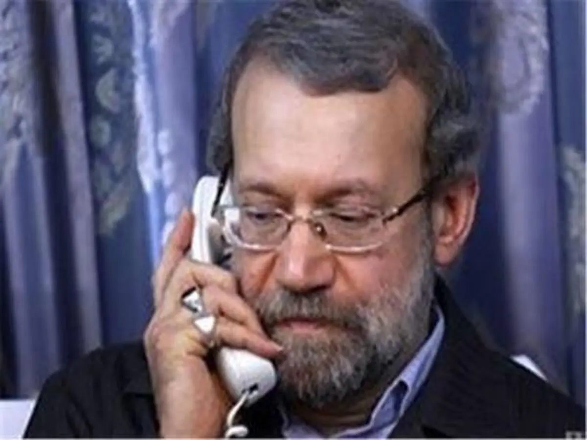 گفتگوی تلفنی لاریجانی با آیت‌الله موسوی بجنوردی
