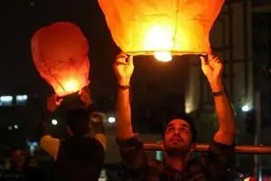 خطرات آتش‌زدن بالن‌های چینی در شب چهارشنبه‌سوری