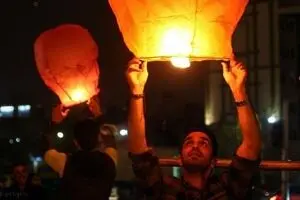 خطرات آتش‌زدن بالن‌های چینی در شب چهارشنبه‌سوری