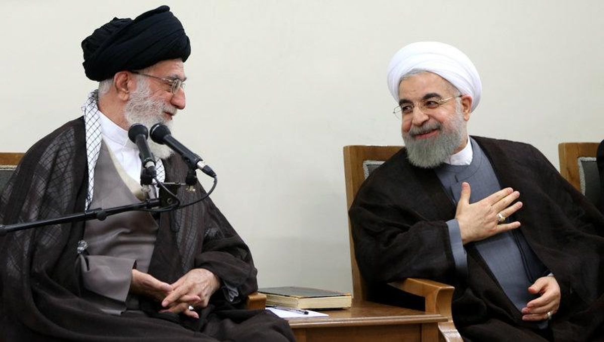 روحانی فرا رسیدن سال ۹۶ را به رهبر معظم انقلاب تبریک گفت