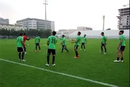 نخستین تمرین تاکتیکی تیم ملی در قطر برگزار شد/ لژیونرها هم آمدند