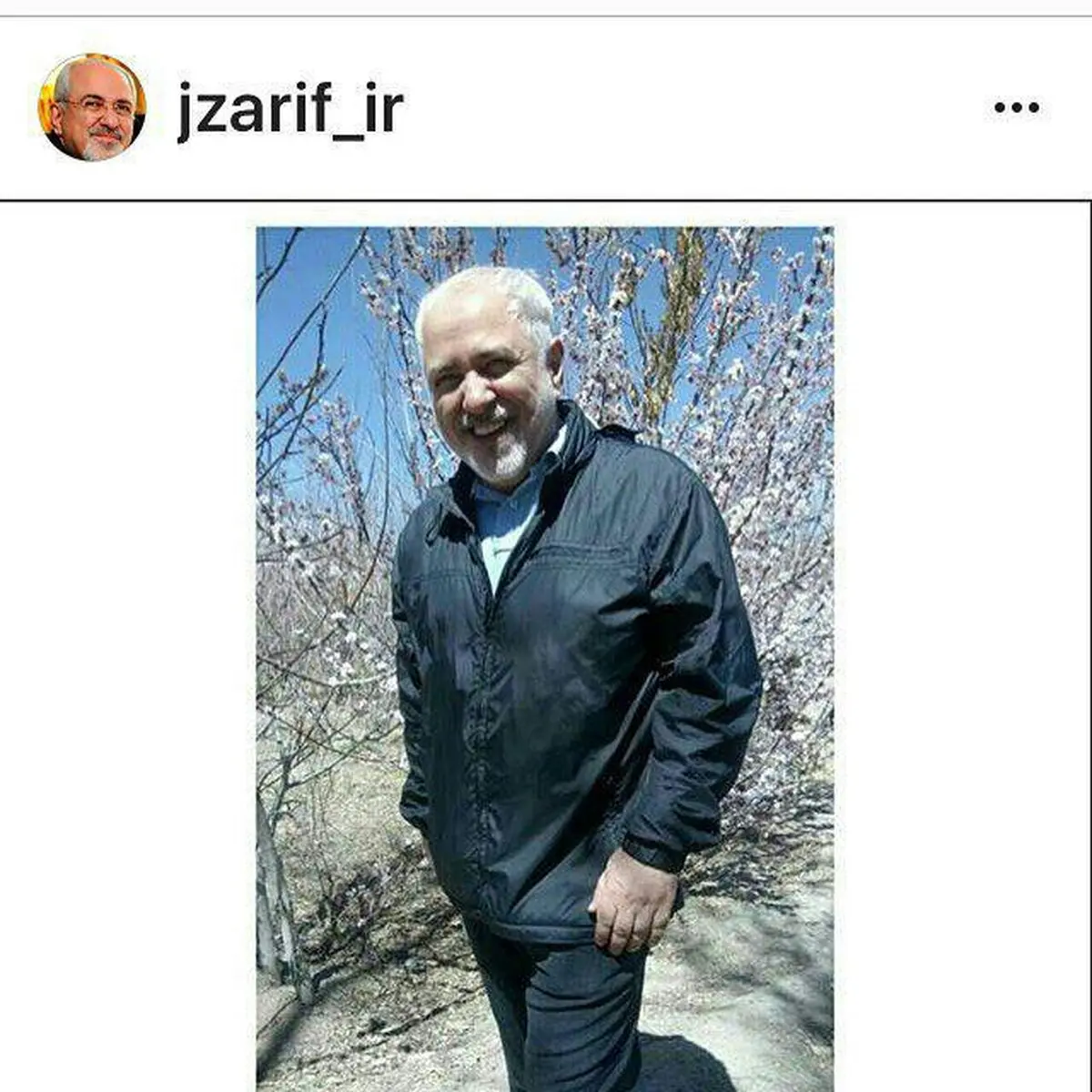 ظریف به اینستاگرام پیوست