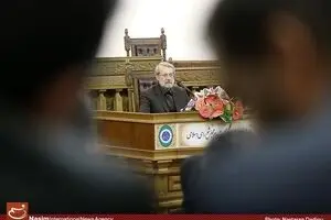 نشست خبری رئیس مجلس شورای اسلامی