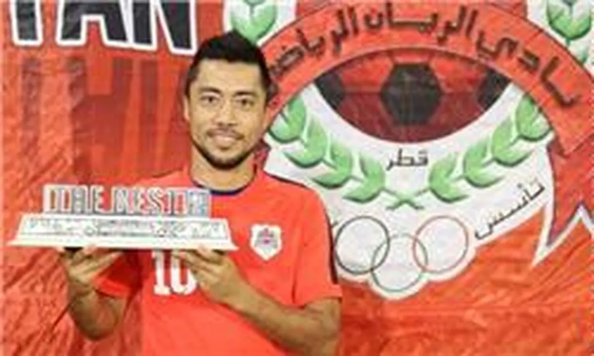 "تاباتا" بهترین بازیکن دیدار الریان-پرسپولیس شد