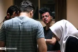 مصدومان شب چهارشنبه آخر سال