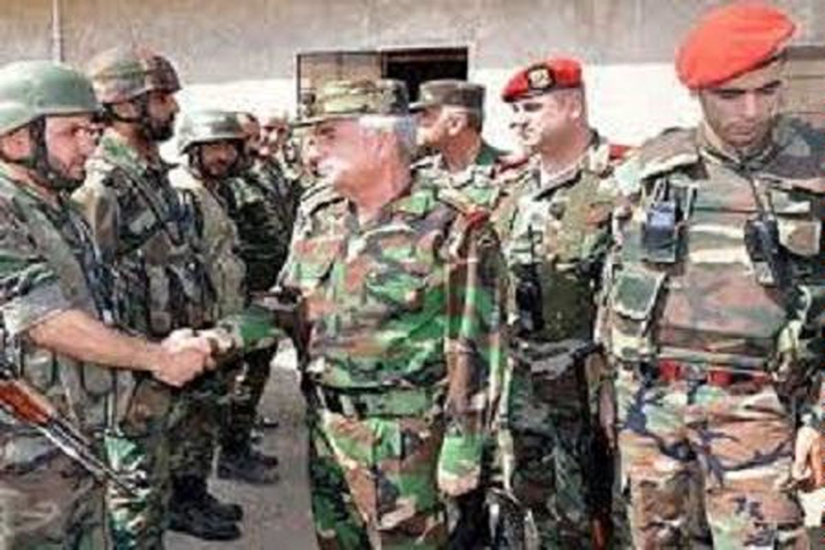 رئیس ستاد مشترک ارتش سوریه از درعا بازدید کرد