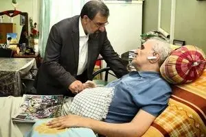 محسن رضایی از مرکز توانبخشی جانبازان امام خمینی(ره) بازدید کرد + عکس