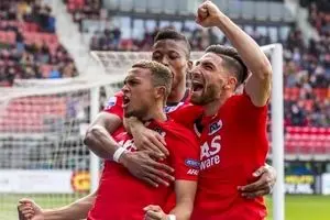 طوفان آلکمار در آفاس با پاس گل جهانبخش