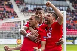 طوفان آلکمار در آفاس با پاس گل جهانبخش