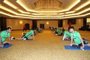 تمرین تیم ملی زیرنظر کی‌روش در هتل برگزار شد + تصاویر