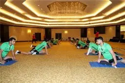 تمرین تیم ملی زیرنظر کی‌روش در هتل برگزار شد + تصاویر